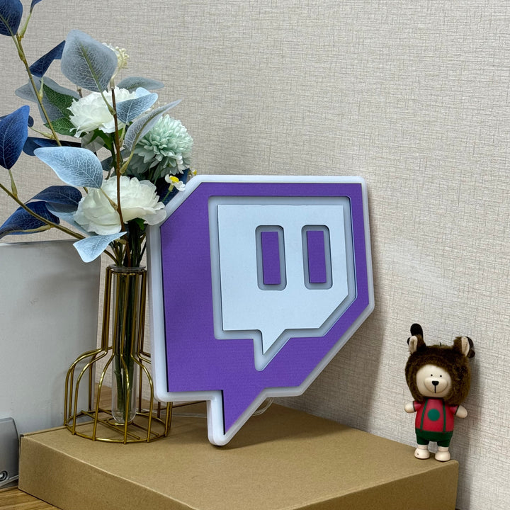 "Twitch -logo" Neon Like