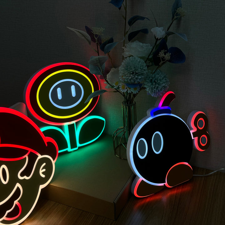 "Vuurbloem" Neon Like