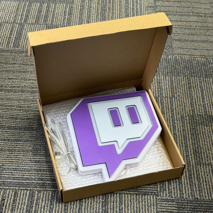 "Twitch -logo" Neon Like
