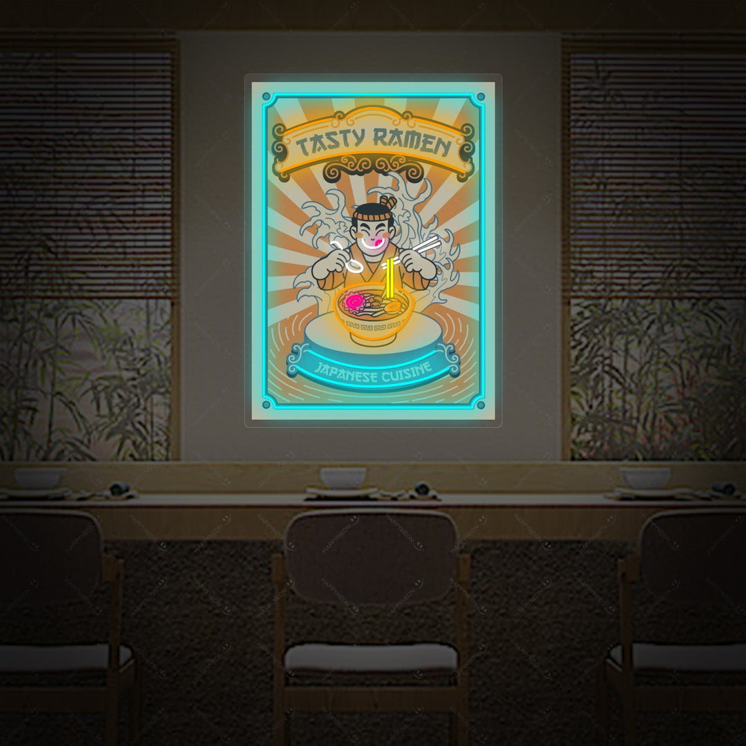 Japanse Ramen Winkel Neonbord, Japanse Restaurant Decor