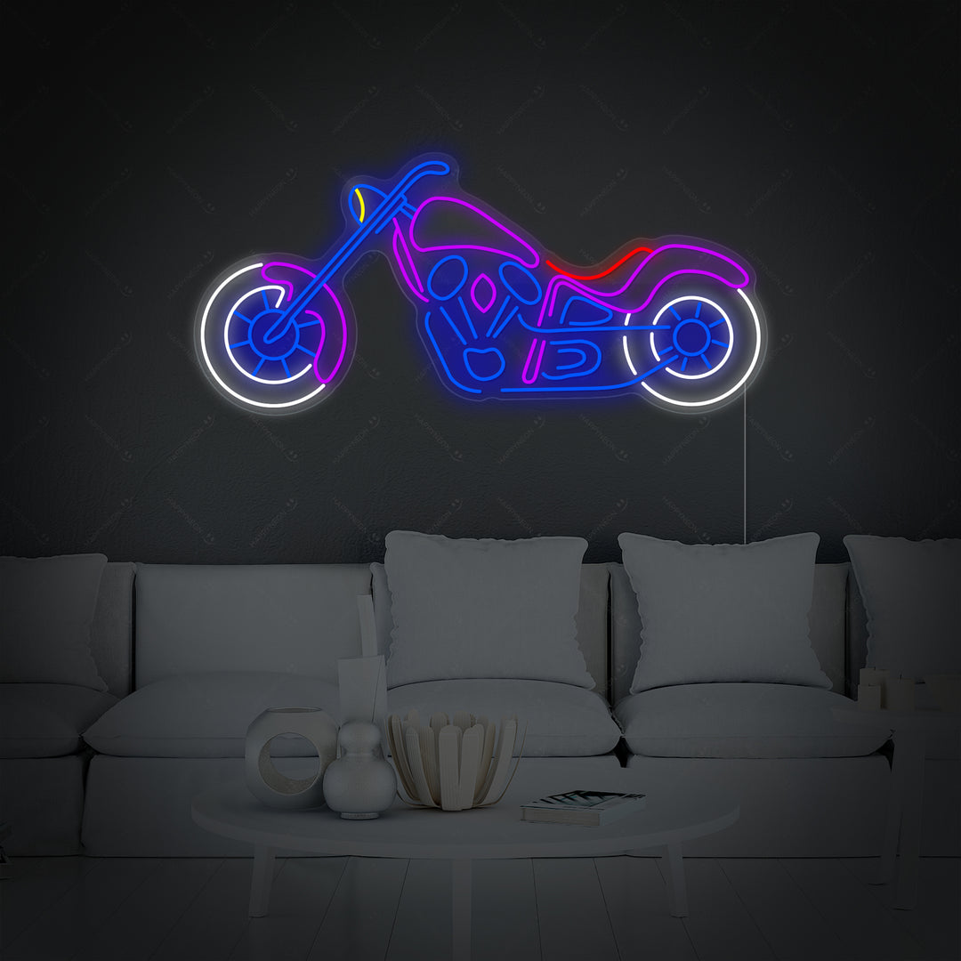 "Motorfiets" Neon Verlichting