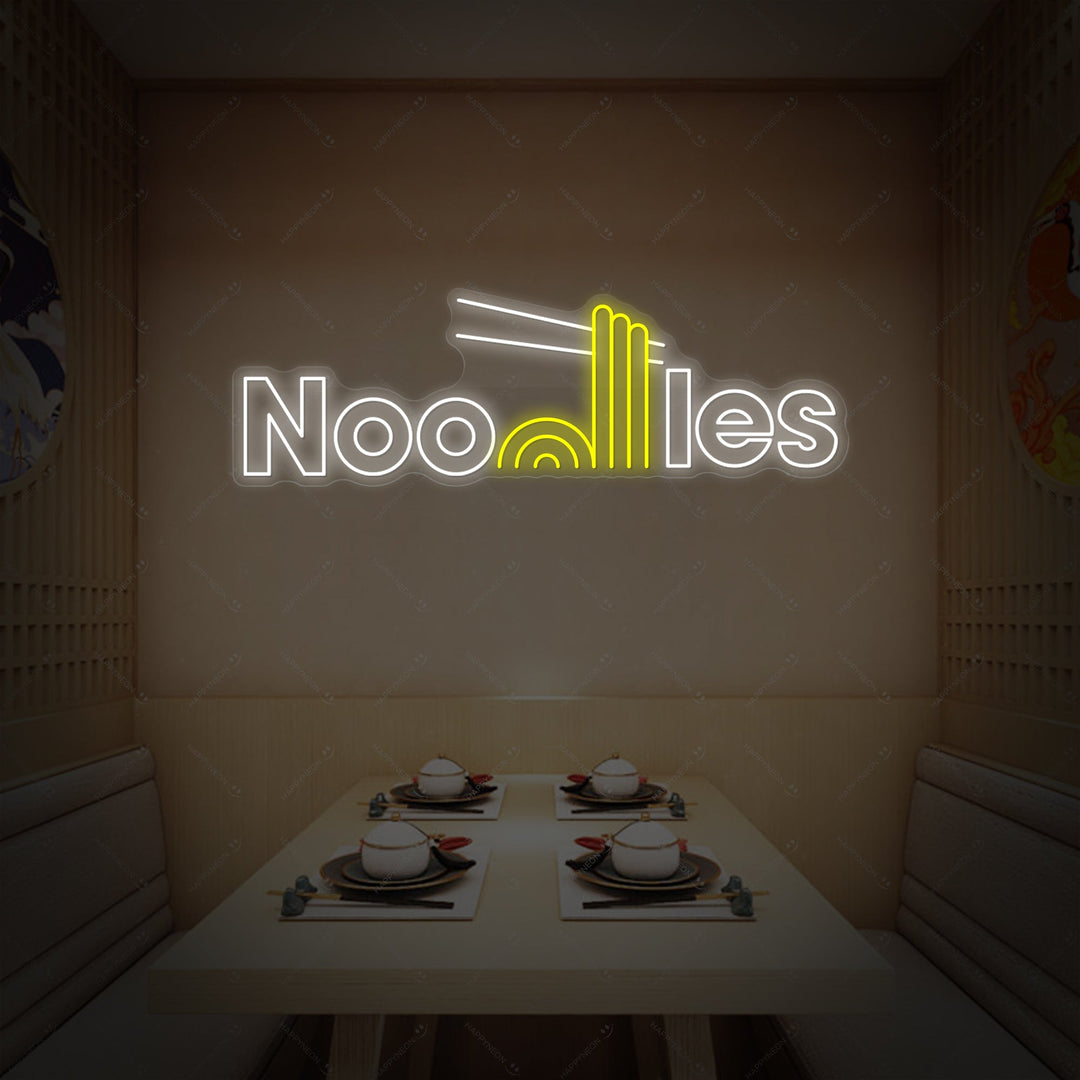 Noodles Neonbord, Japanse Restaurant Decor