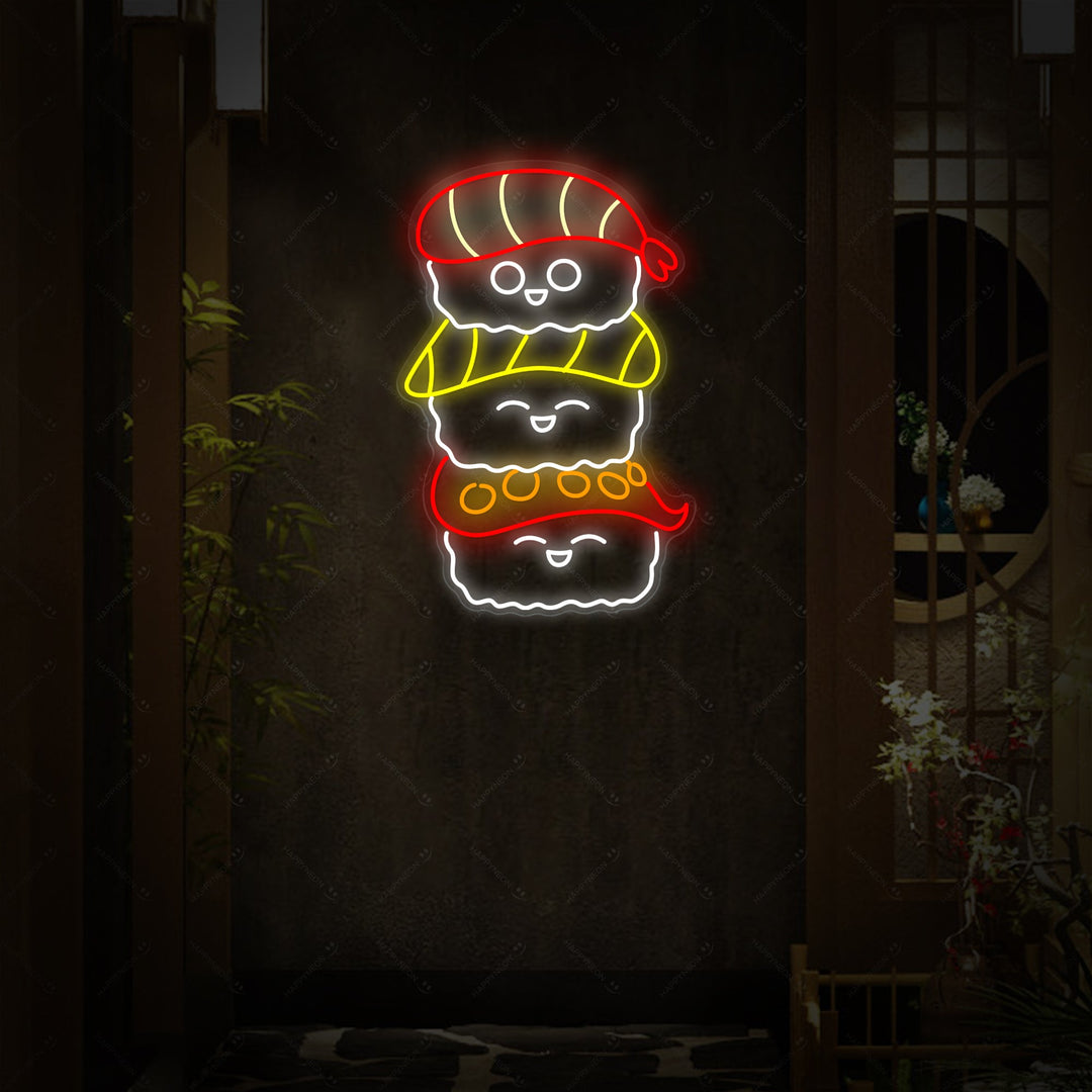 Sushi Neonbord, Japanse Restaurant Decor