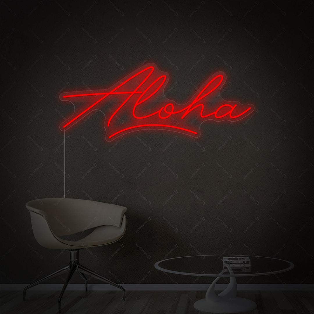 "Aloha" Neonbord