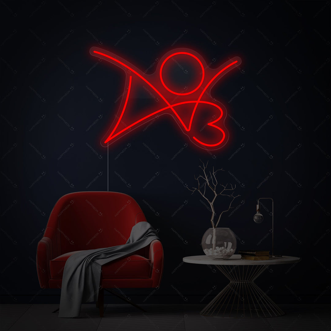 "AO3" Neonbord
