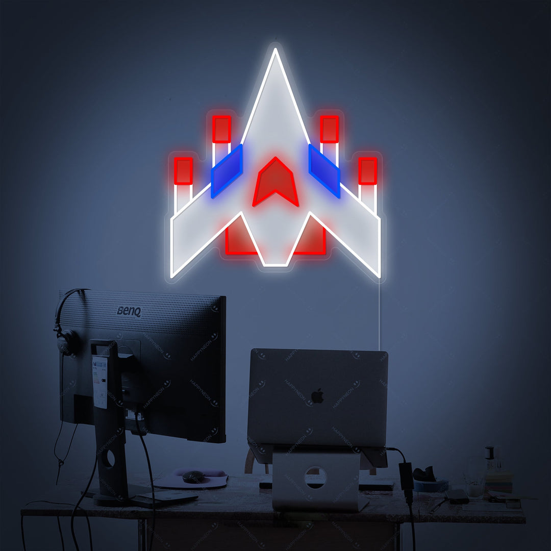 "Arcade ruimteschip" Neonbord