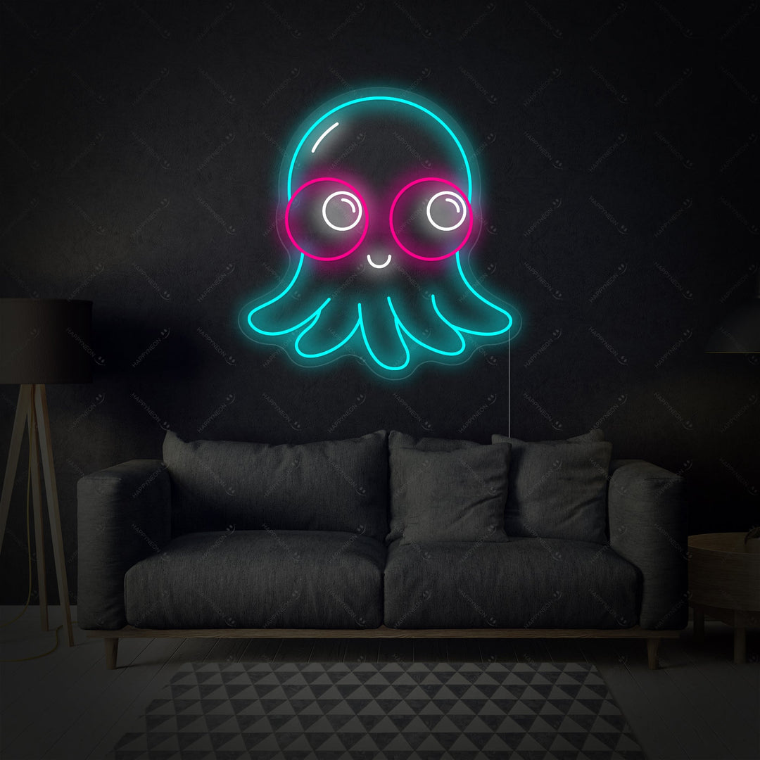 "Baby Octopus" Neonbord