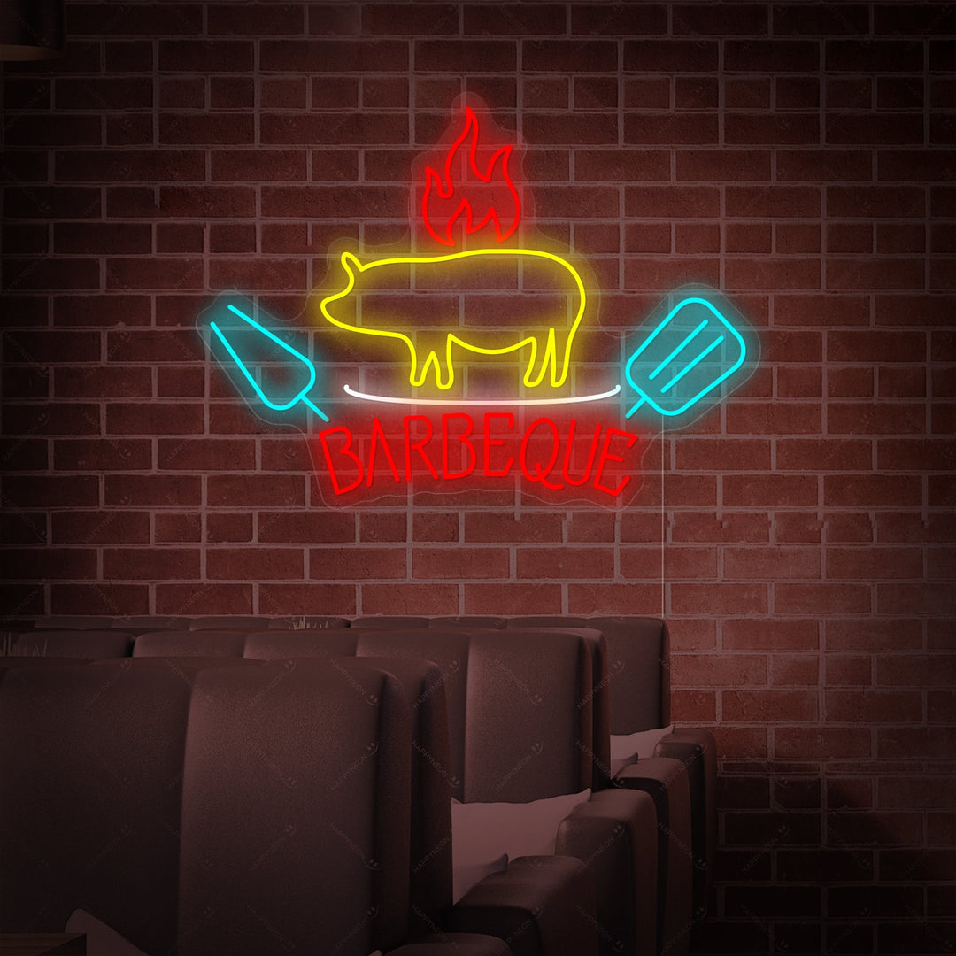 "Barbecue" Neonbord