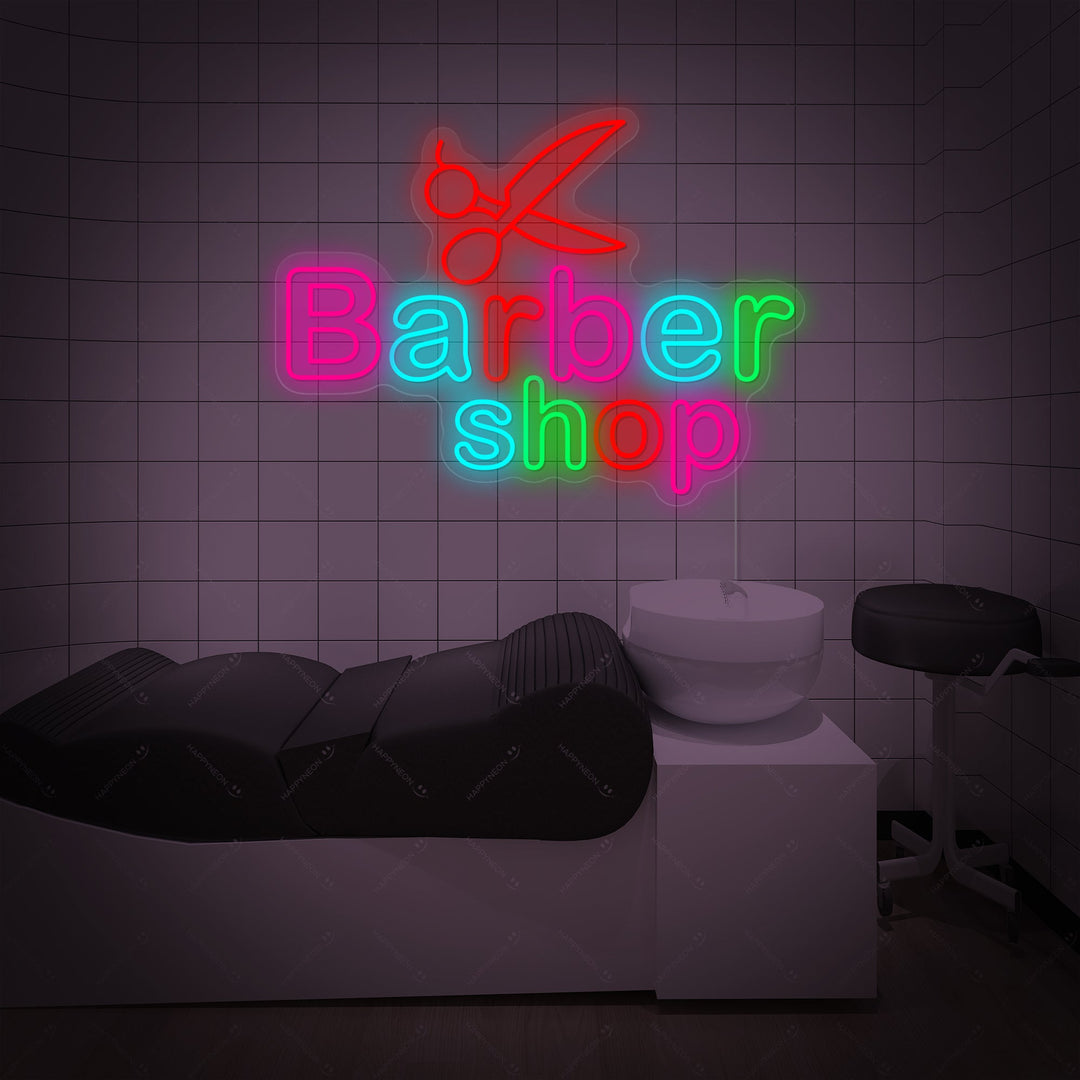 "Barber Shop" Neonbord