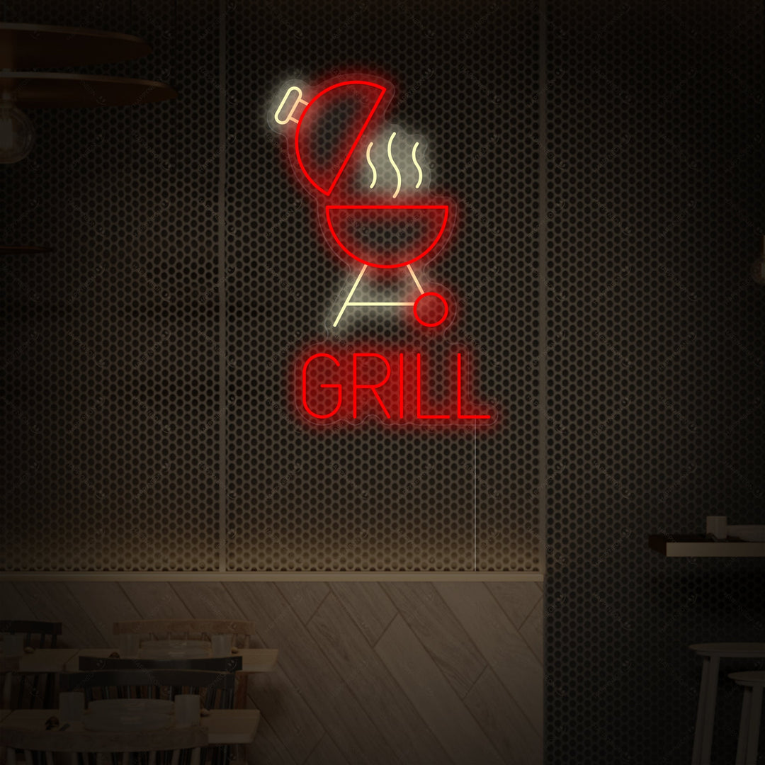 "BBQ Grill" Neonbord