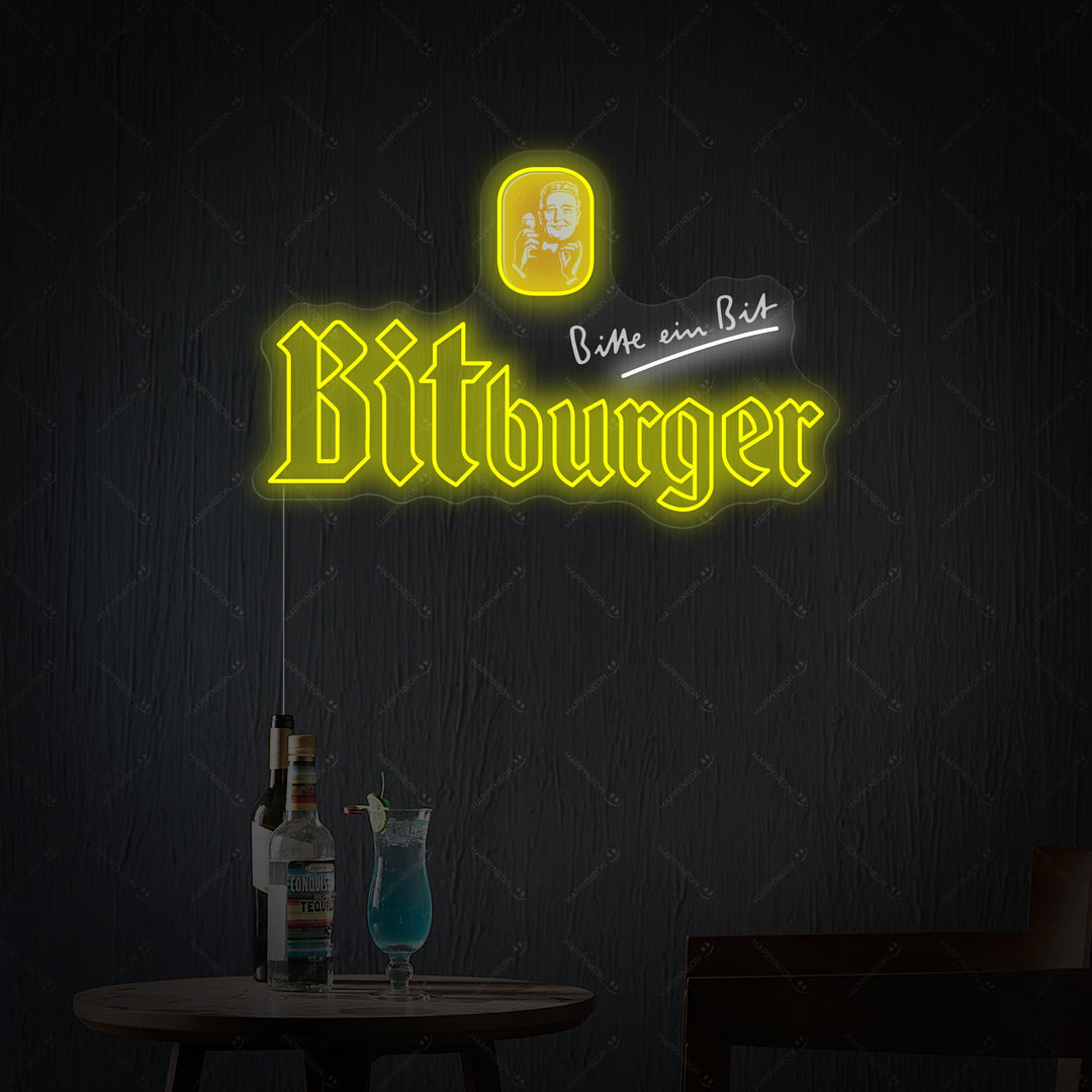 "Bitburger" Neonbord