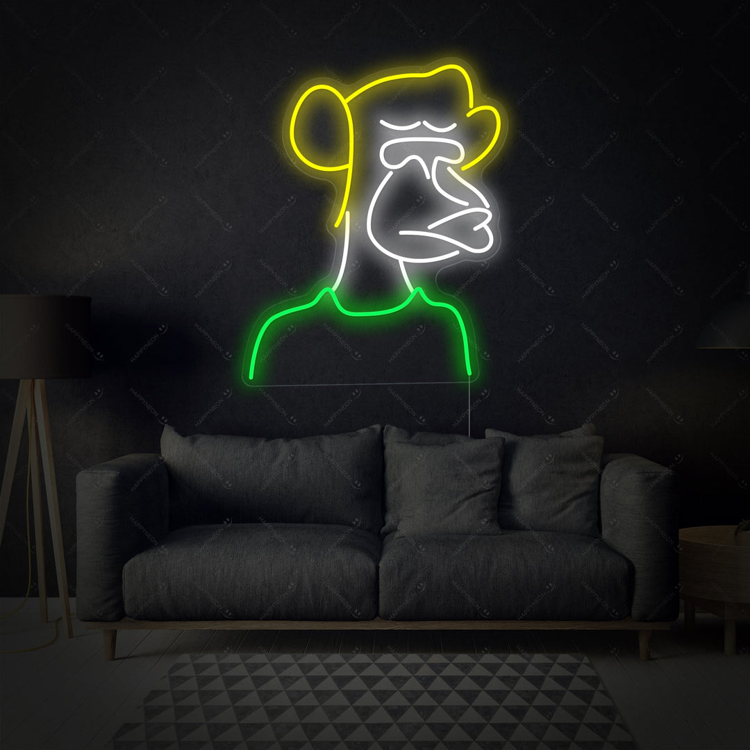 "Bored Ape" Neonbord