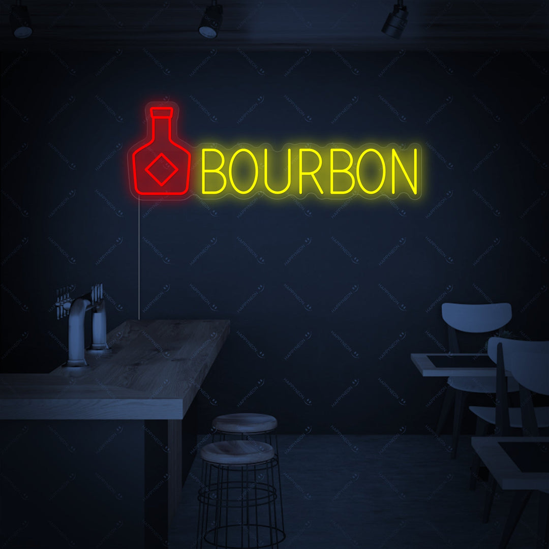 "Bourbon" Neonbord