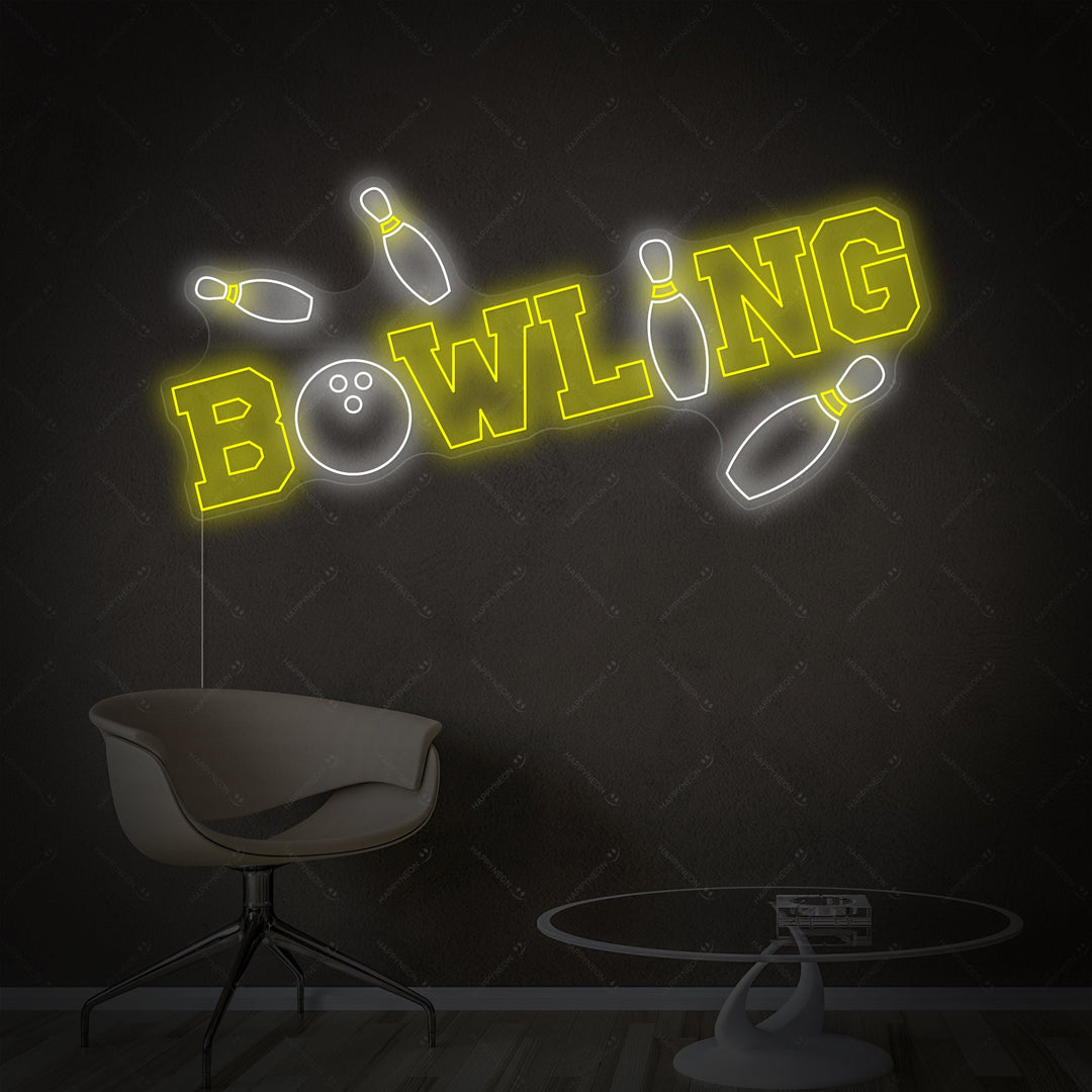 "Bowling" Neonbord