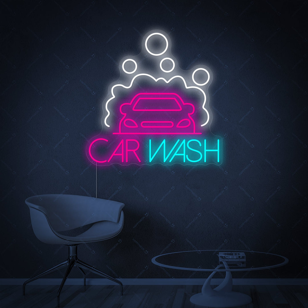 "Car Wash" Neonbord
