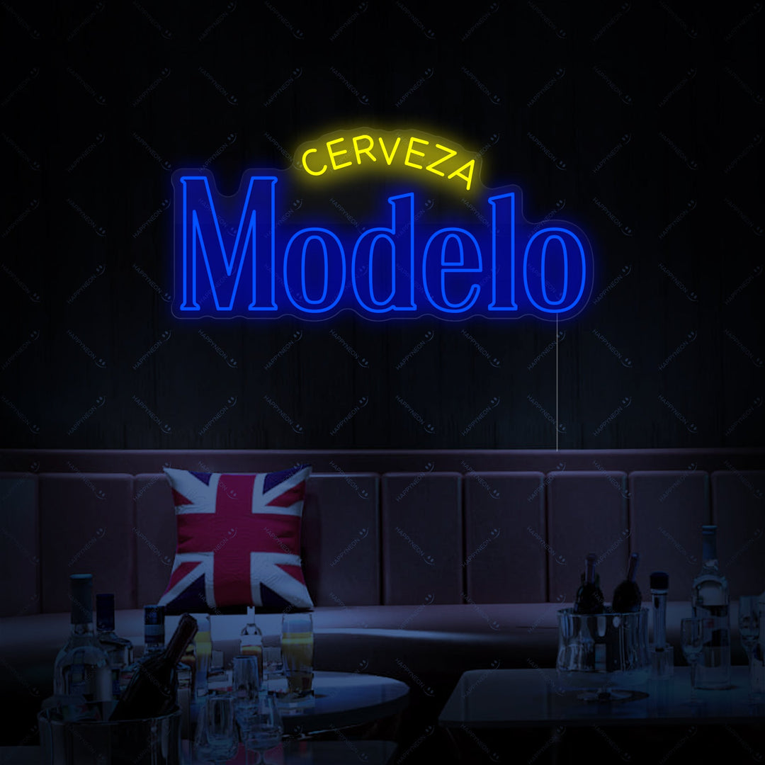 "Cerveza Modelo" Neonbord