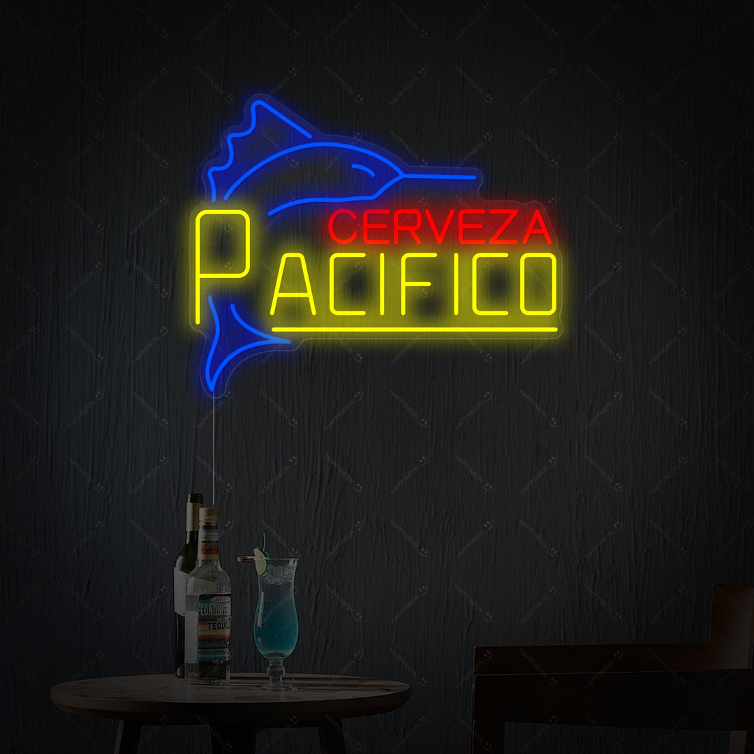 "Cerveza Pacifico" Neonbord