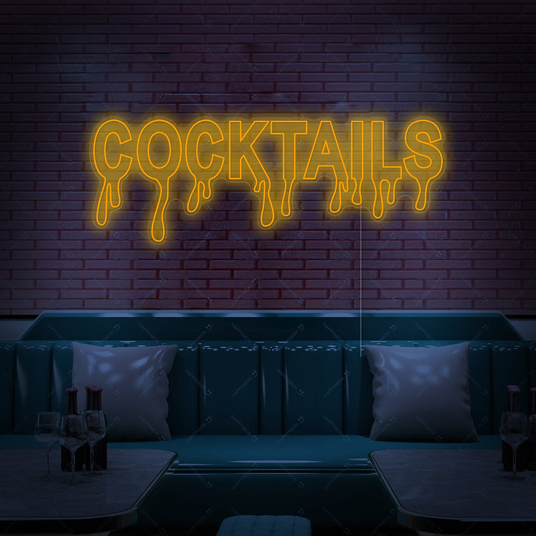 "Cocktails" Neonbord