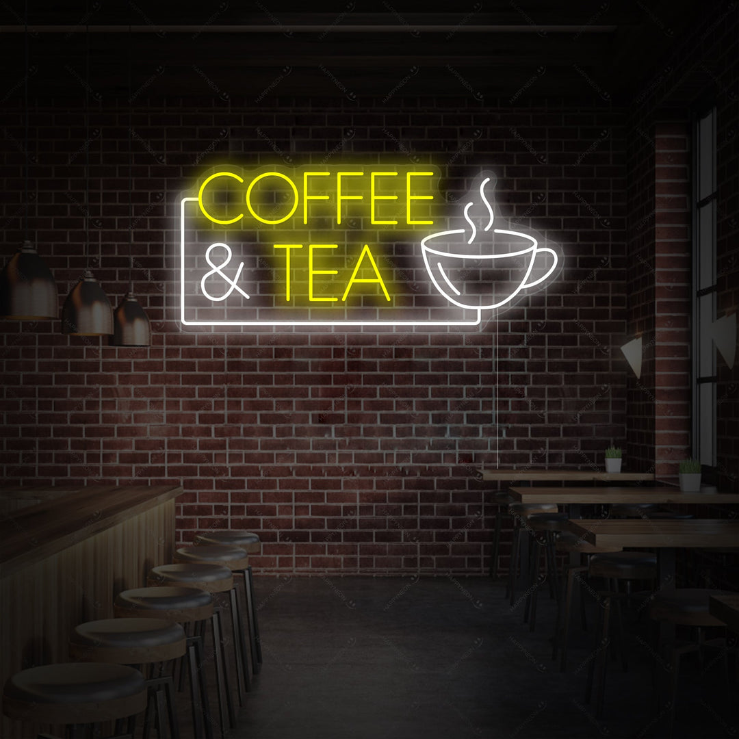 "Coffee & Tea" Neonbord