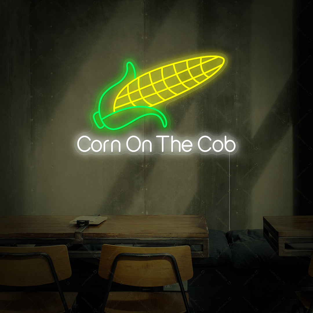 "Corn On The Cob" Neonbord