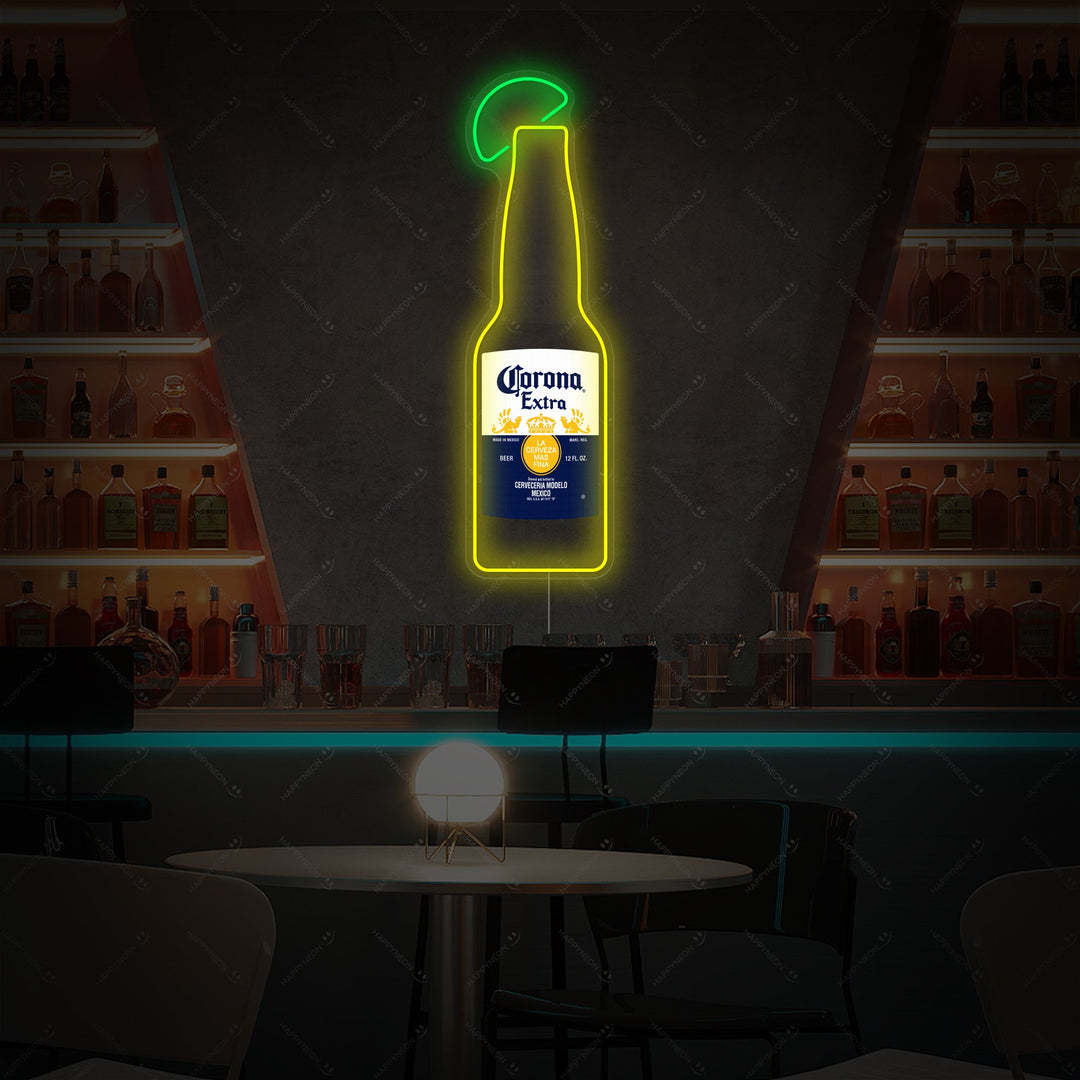 "Corona Bierfles" Neonbord