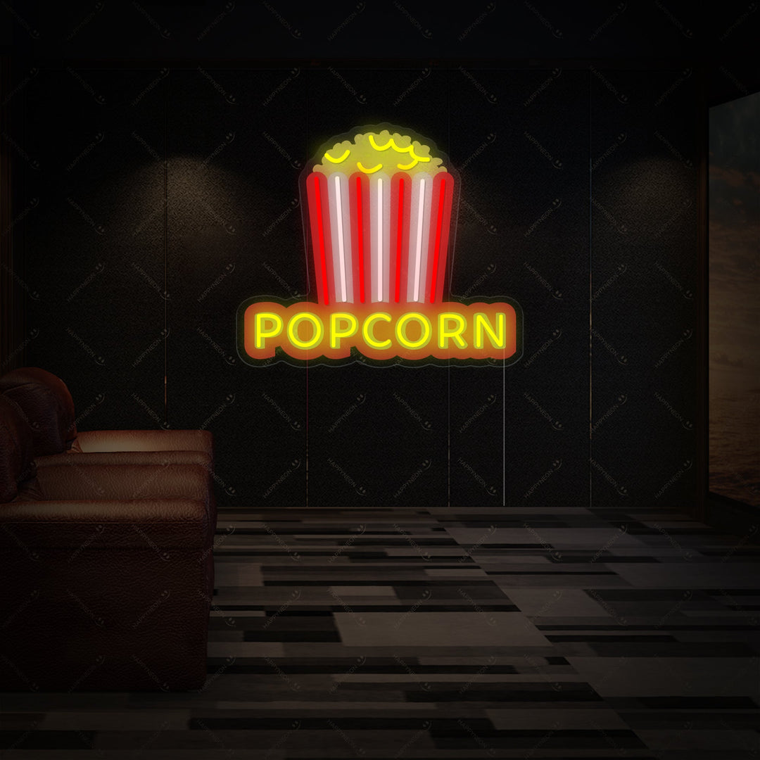 "popcorn" Neonbord