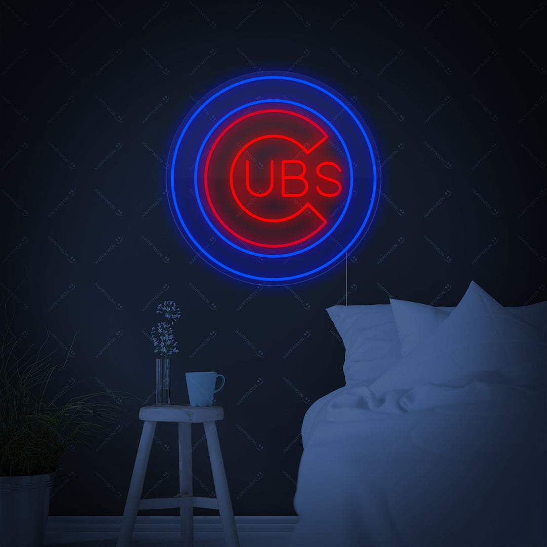 "CUBS" Neonbord