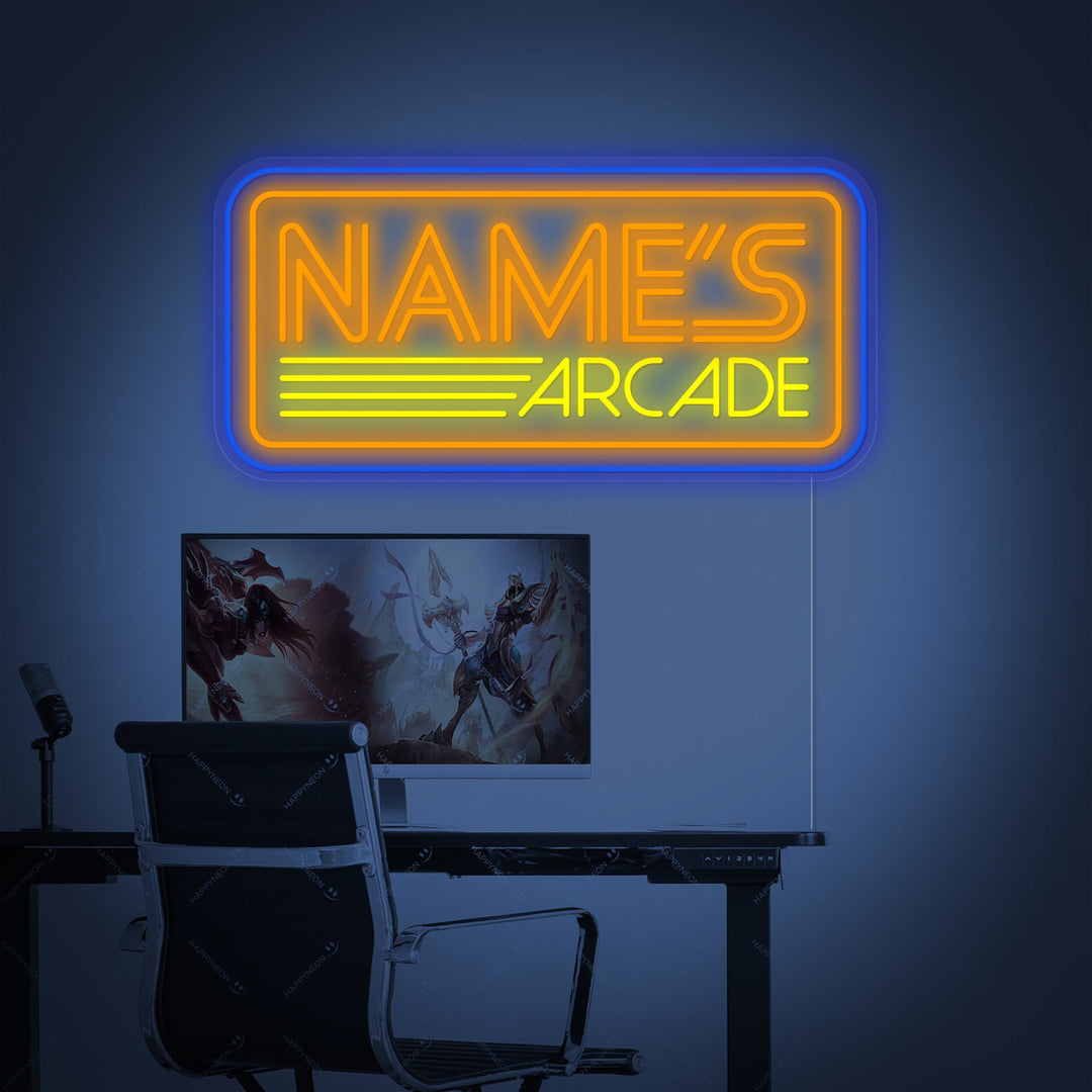 "Aangepaste Arcade" Neonbord
