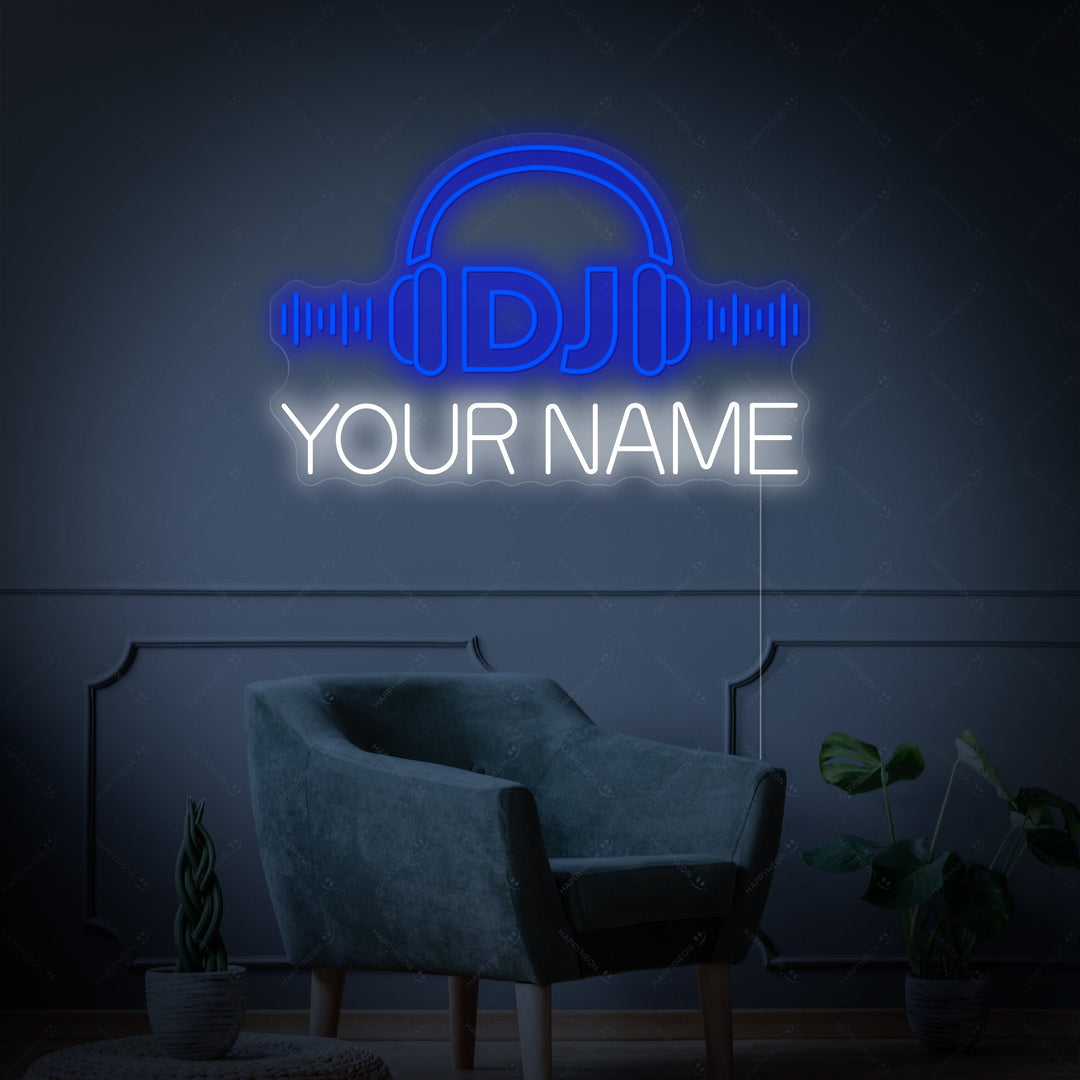 "Aangepast Dj-logo" Neonbord