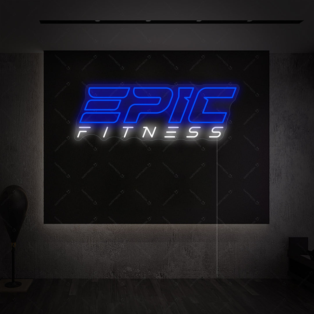 "Epic Fitness" Neonbord