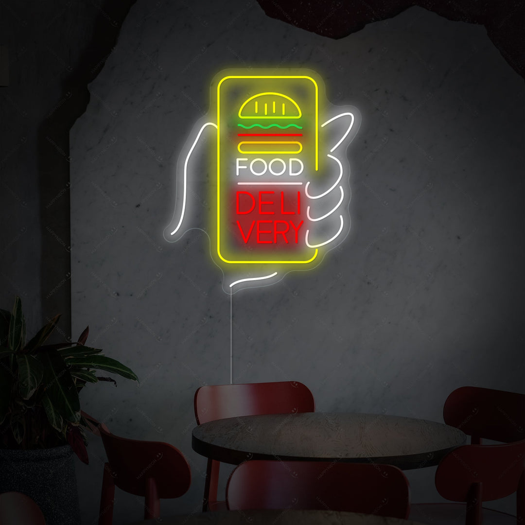 "Food Delivery" Neonbord