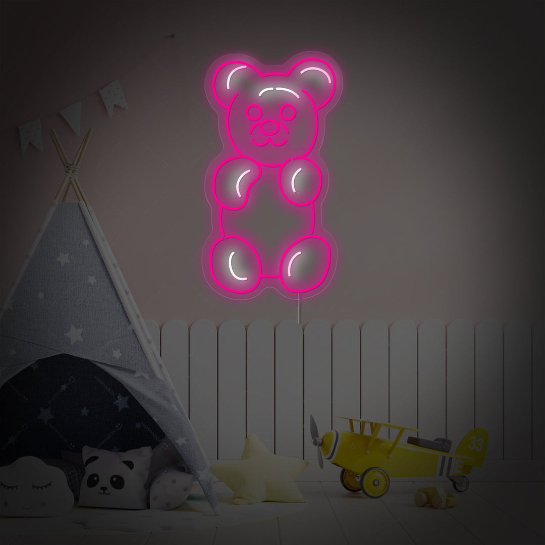 "Gummy Beer" Neonbord