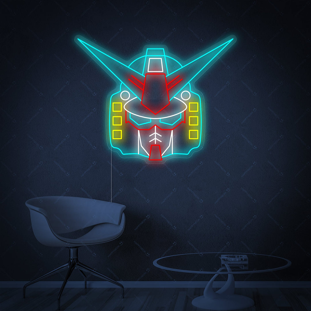 "Gundam Robot" Neonbord