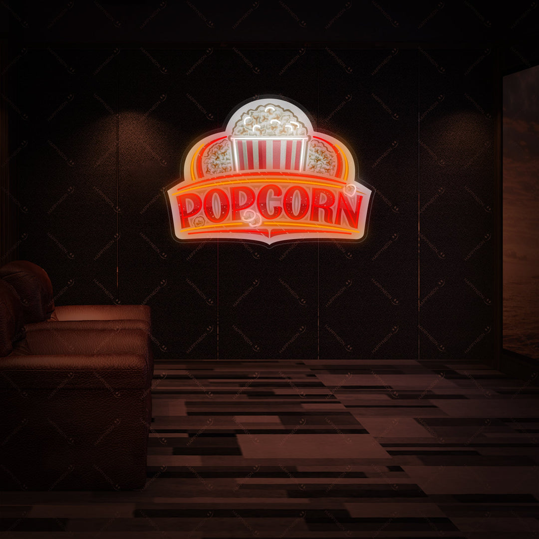 "popcorn" Neonbord