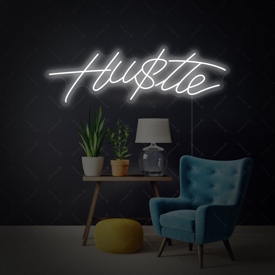"Hustle" Neonbord