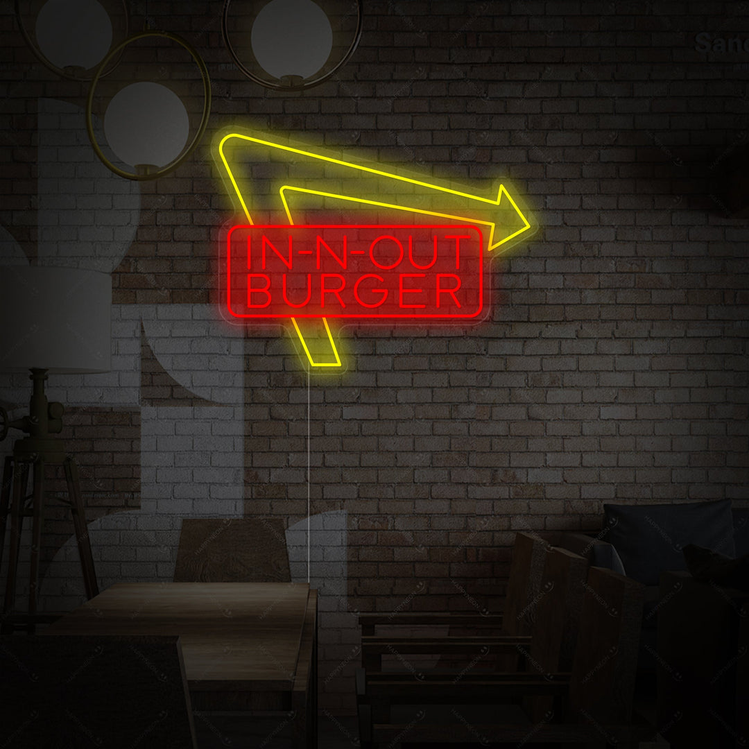 "In-N-Out Burger" Neonbord
