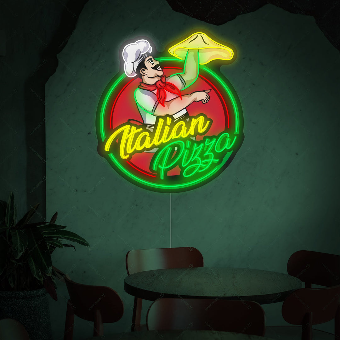 "Italian Pizza" Neonbord