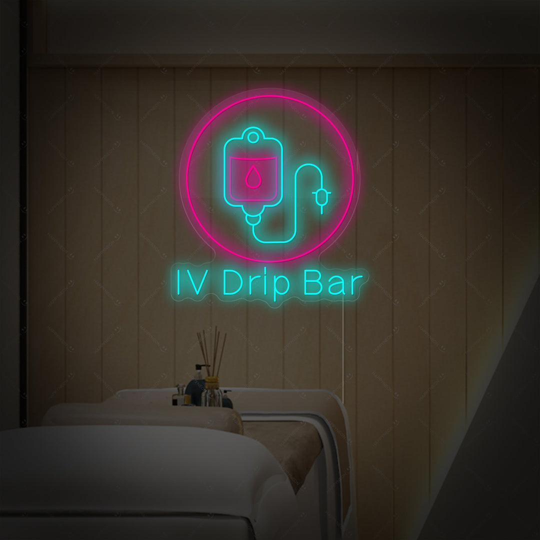 "Iv Drip Bar" Neonbord