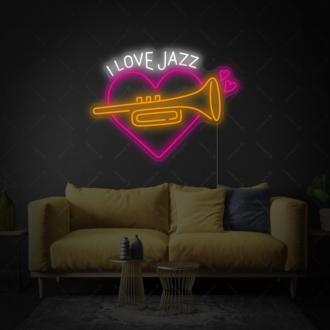 "Jazz Muziek" Neonbord