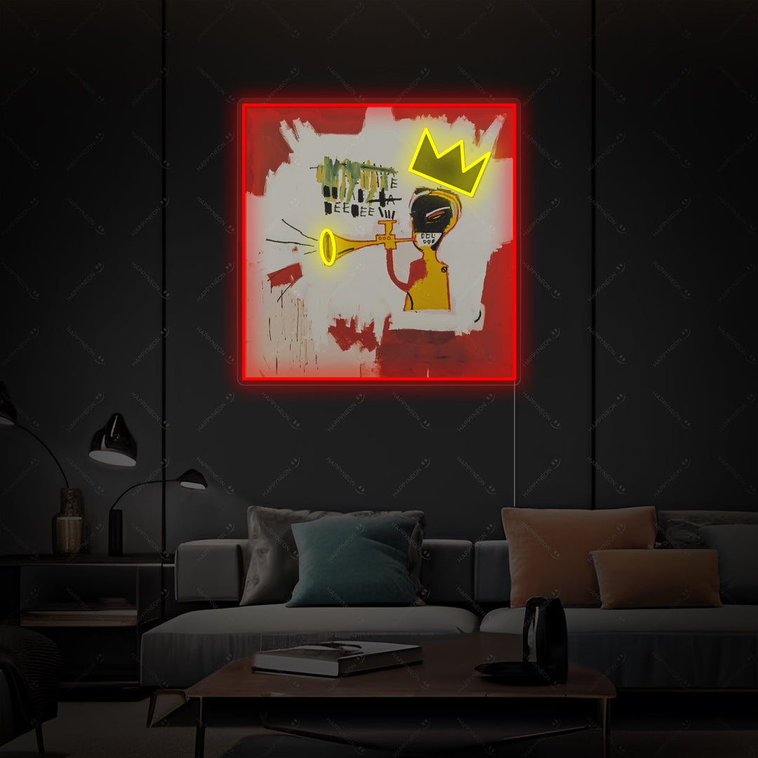 "Jean Trompet" Neonbord