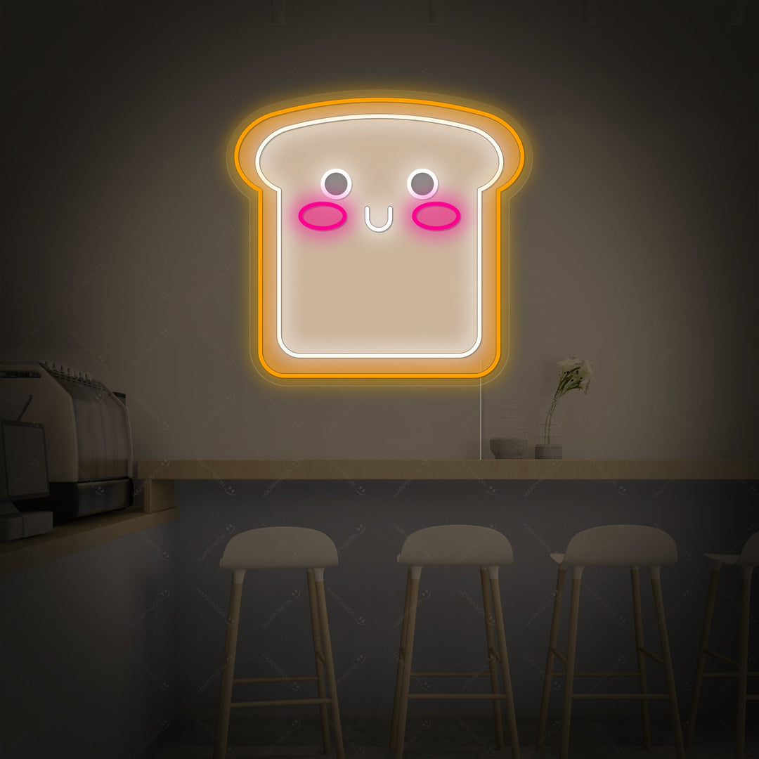 "Kawaii sneetjes brood" Neonbord