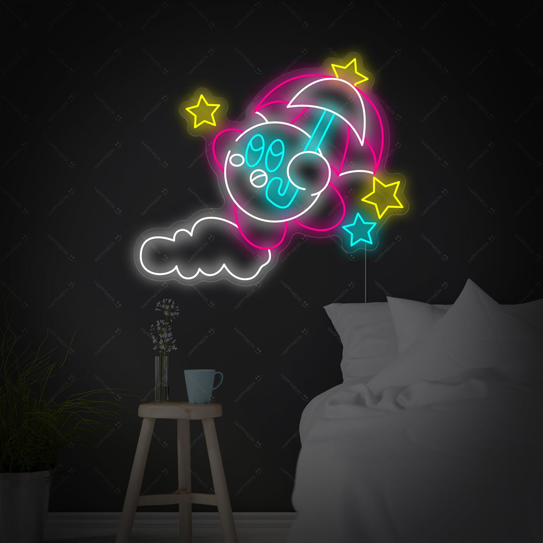 "Kirby Paraplu" Neonbord