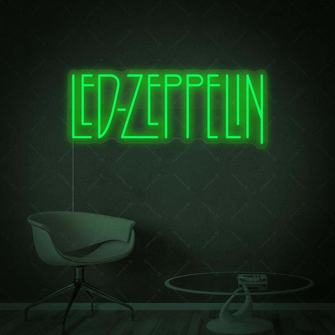 "LED Zeppelin" Neonbord