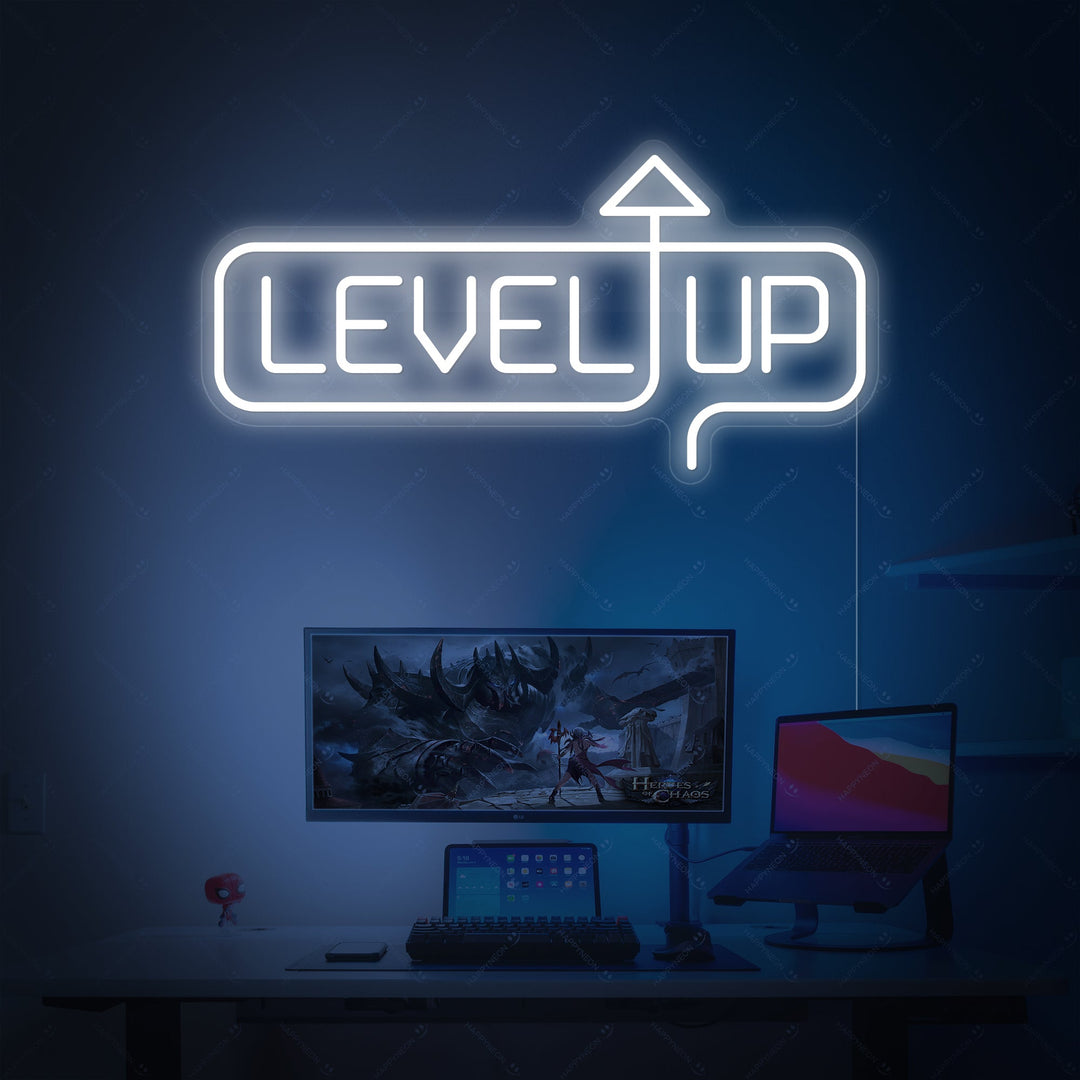 "Level Up" Neonbord