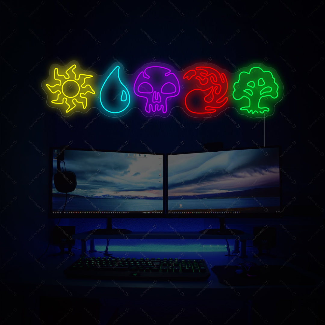 "Magic MTG" Neonbord