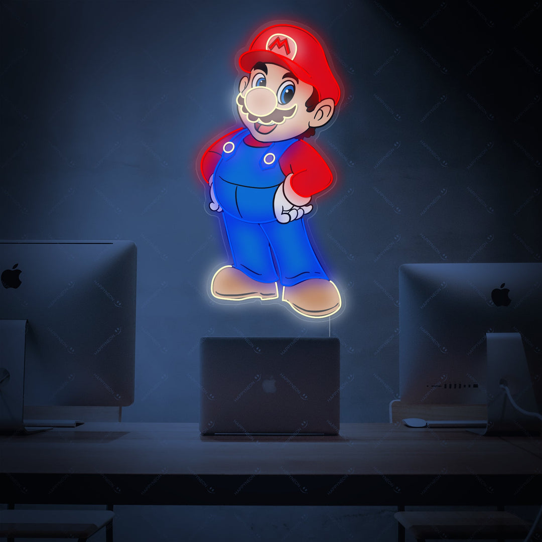 "Mario" Neonbord