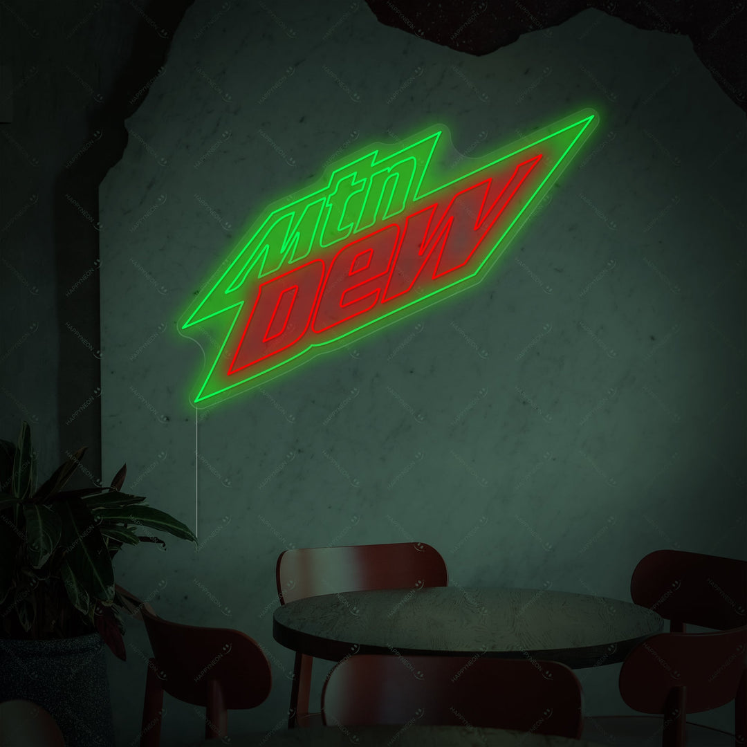 "Mountain Dew" Neonbord