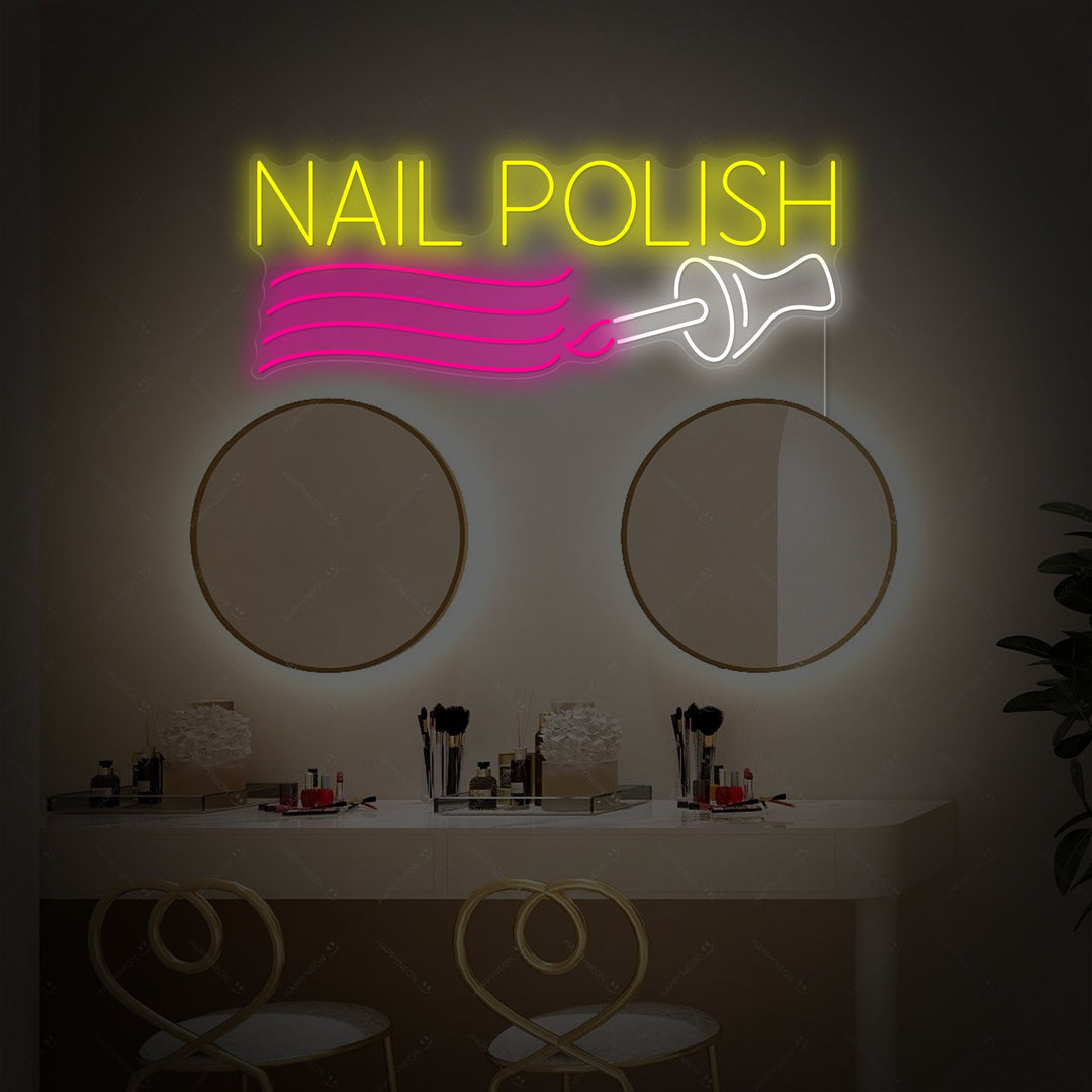 "Nail Polish" Neonbord
