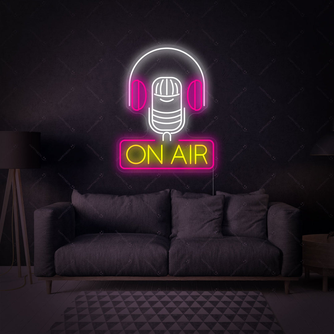 "On Air" Neonbord