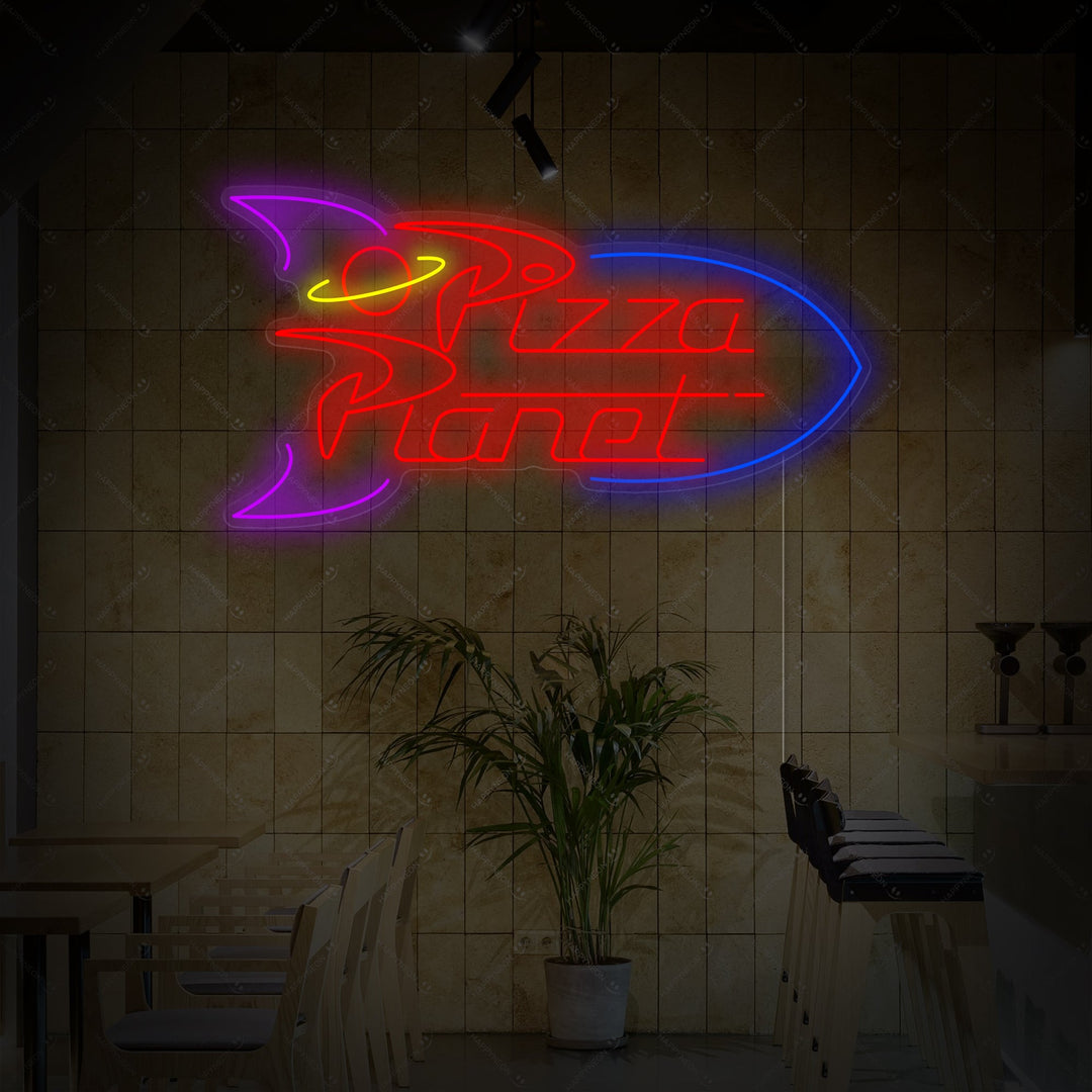 "Pizza Planet" Neonbord